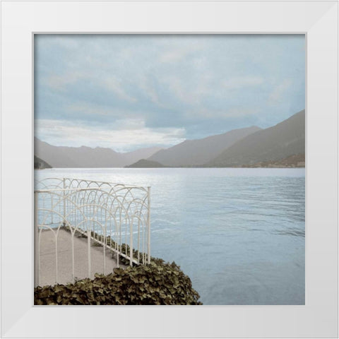 Lake Vista - 15 White Modern Wood Framed Art Print by Blaustein, Alan