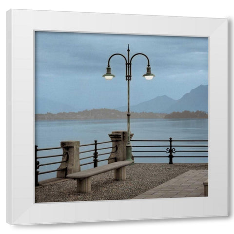 Lake Vista - 5 White Modern Wood Framed Art Print by Blaustein, Alan