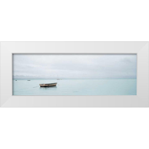 Lago Vista - 26 White Modern Wood Framed Art Print by Blaustein, Alan