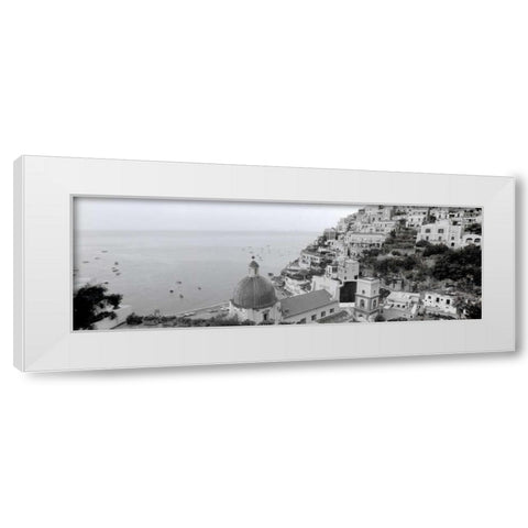 Positano - 1 White Modern Wood Framed Art Print by Blaustein, Alan