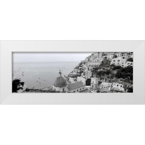 Positano - 1 White Modern Wood Framed Art Print by Blaustein, Alan