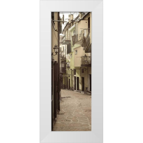 Liguria - 6 White Modern Wood Framed Art Print by Blaustein, Alan