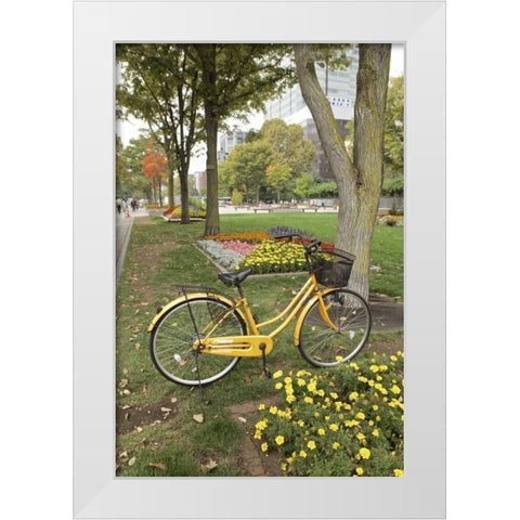 Japan Bicycle - 2 White Modern Wood Framed Art Print by Blaustein, Alan