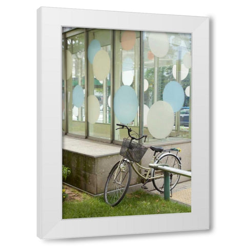 Japan Bicycle - 4 White Modern Wood Framed Art Print by Blaustein, Alan