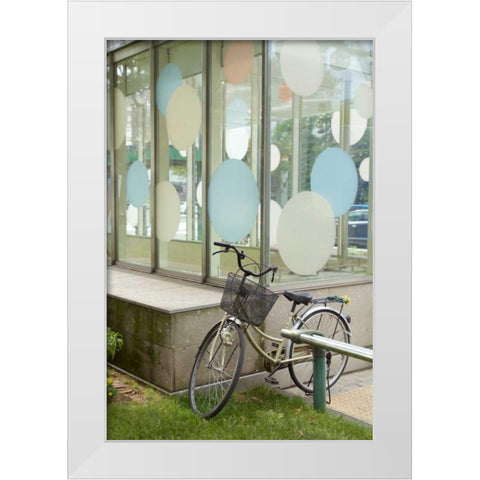 Japan Bicycle - 4 White Modern Wood Framed Art Print by Blaustein, Alan