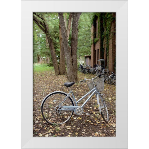 Japan Bicycle - 9 White Modern Wood Framed Art Print by Blaustein, Alan