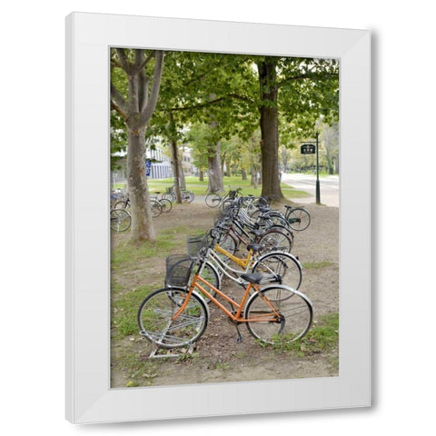 Japan Bicycle - 12 White Modern Wood Framed Art Print by Blaustein, Alan