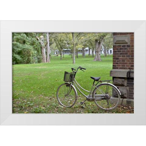 Japan Bicycle - 14 White Modern Wood Framed Art Print by Blaustein, Alan