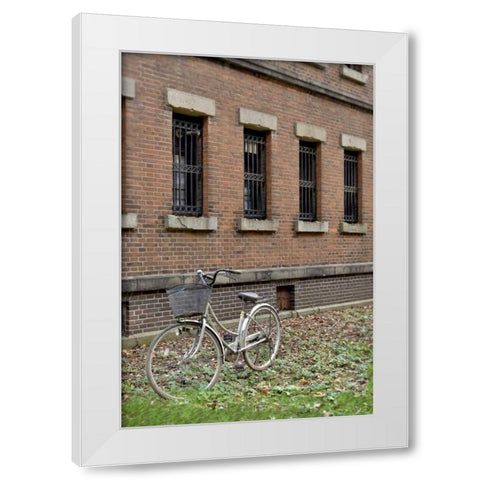 Japan Bicycle - 15 White Modern Wood Framed Art Print by Blaustein, Alan