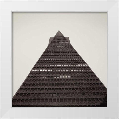 Trans America - 3 White Modern Wood Framed Art Print by Blaustein, Alan