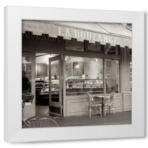 La Boulange - 1 White Modern Wood Framed Art Print by Blaustein, Alan