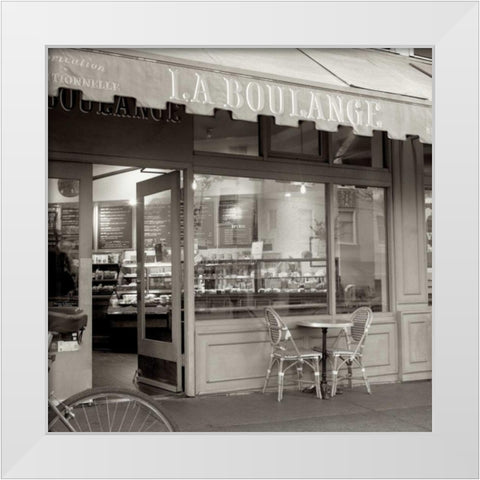 La Boulange - 1 White Modern Wood Framed Art Print by Blaustein, Alan