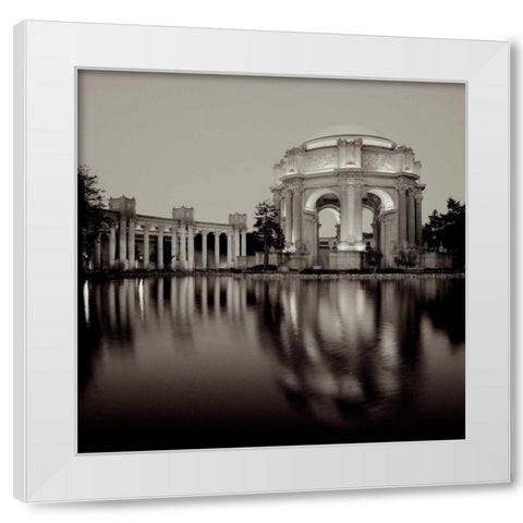 Palace Of Fine Arts - 3 White Modern Wood Framed Art Print by Blaustein, Alan