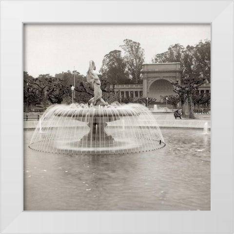 Golden Gate Park - 6 White Modern Wood Framed Art Print by Blaustein, Alan