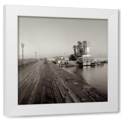 Forbes Island - 1 White Modern Wood Framed Art Print by Blaustein, Alan