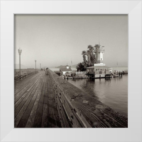 Forbes Island - 1 White Modern Wood Framed Art Print by Blaustein, Alan