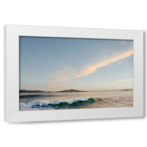 SF Bay - 2 White Modern Wood Framed Art Print by Blaustein, Alan