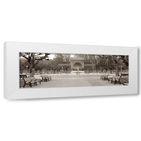 Golden Gate Park Pano - 2 White Modern Wood Framed Art Print by Blaustein, Alan