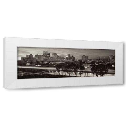 Oakland Pano - 1 White Modern Wood Framed Art Print by Blaustein, Alan