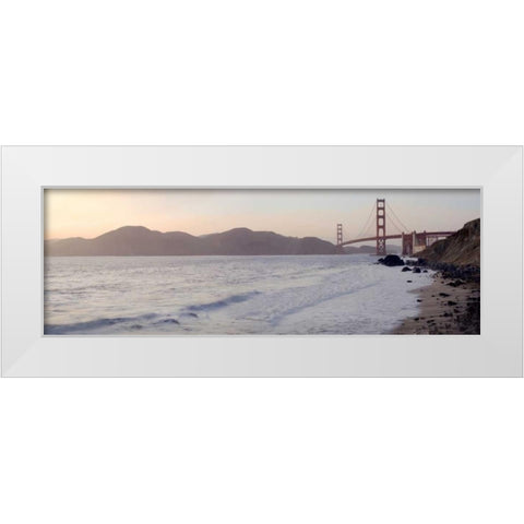 Marshall Beach - 2 White Modern Wood Framed Art Print by Blaustein, Alan
