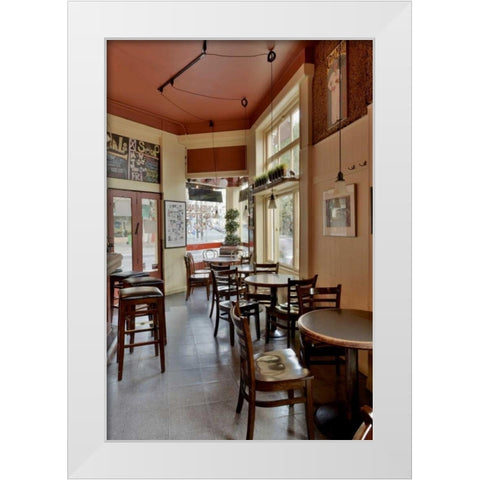 MarioÃ¢â‚¬â„¢s Cigar Store - 137 White Modern Wood Framed Art Print by Blaustein, Alan