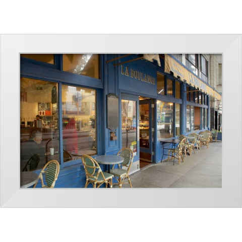 La Boulange - 138 White Modern Wood Framed Art Print by Blaustein, Alan