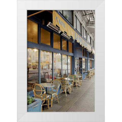 La Boulange - 139 White Modern Wood Framed Art Print by Blaustein, Alan