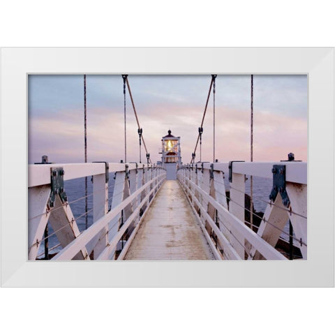 Point Bonita - 4 White Modern Wood Framed Art Print by Blaustein, Alan