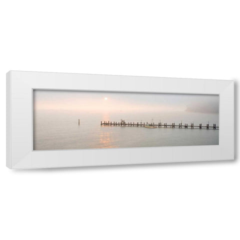 Antique Pier - 38 White Modern Wood Framed Art Print by Blaustein, Alan