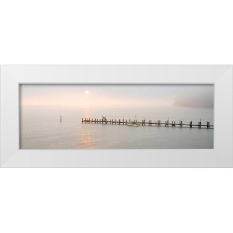 Antique Pier - 38 White Modern Wood Framed Art Print by Blaustein, Alan