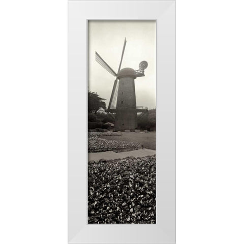 Goden Gate Park Pano - 3 White Modern Wood Framed Art Print by Blaustein, Alan