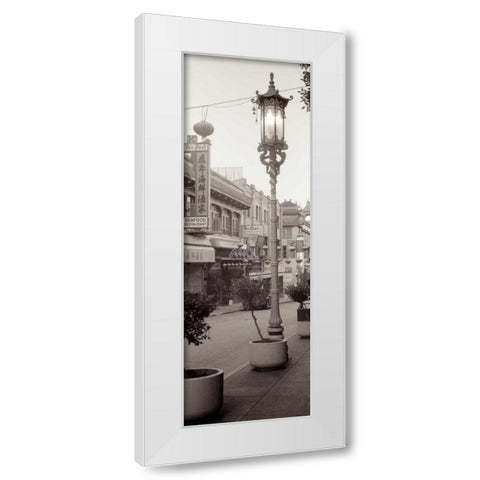 China Town Pano - 1 White Modern Wood Framed Art Print by Blaustein, Alan