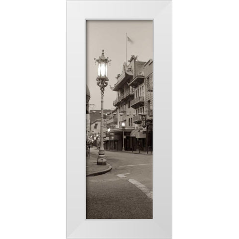 China Town Pano - 2 White Modern Wood Framed Art Print by Blaustein, Alan
