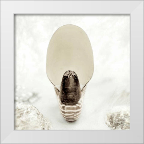 Crystal Harbor - 16 White Modern Wood Framed Art Print by Blaustein, Alan