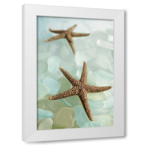 Crystal harbor - 33 White Modern Wood Framed Art Print by Blaustein, Alan