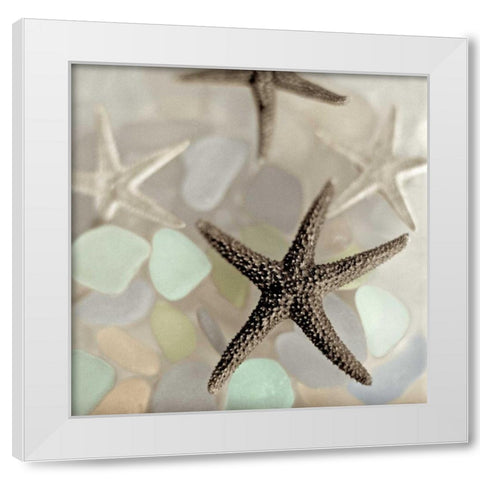 Crystal Harbor - 13 White Modern Wood Framed Art Print by Blaustein, Alan