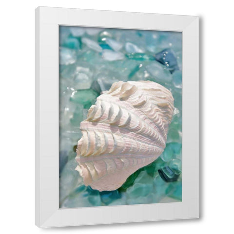 Crystal Harbor - 31 White Modern Wood Framed Art Print by Blaustein, Alan