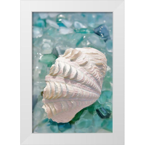 Crystal Harbor - 31 White Modern Wood Framed Art Print by Blaustein, Alan