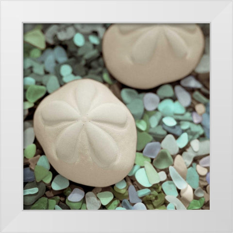 Crystal Harbor - 12 White Modern Wood Framed Art Print by Blaustein, Alan