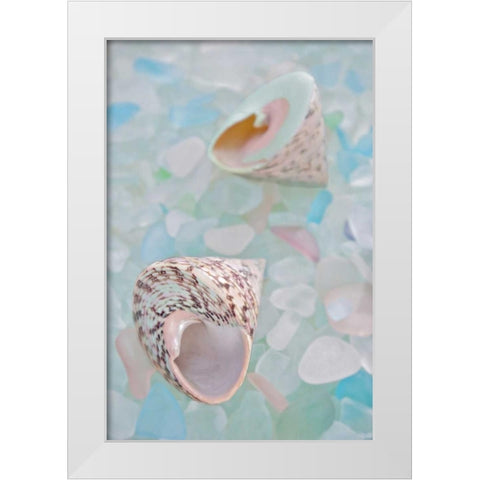 Crystal Harbor - 5 White Modern Wood Framed Art Print by Blaustein, Alan