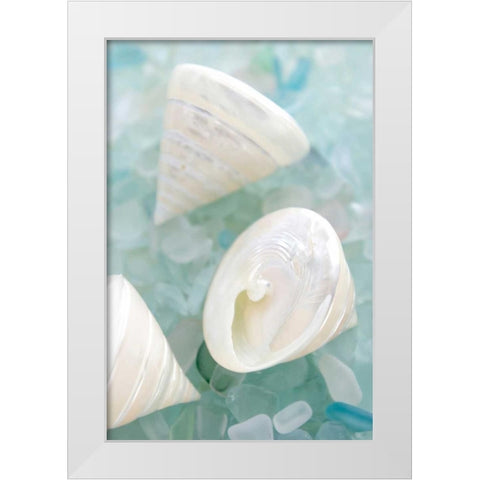 Crystal Harbor - 4 White Modern Wood Framed Art Print by Blaustein, Alan