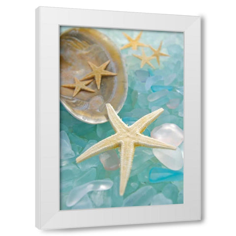 Crystal Harbor - 2 White Modern Wood Framed Art Print by Blaustein, Alan