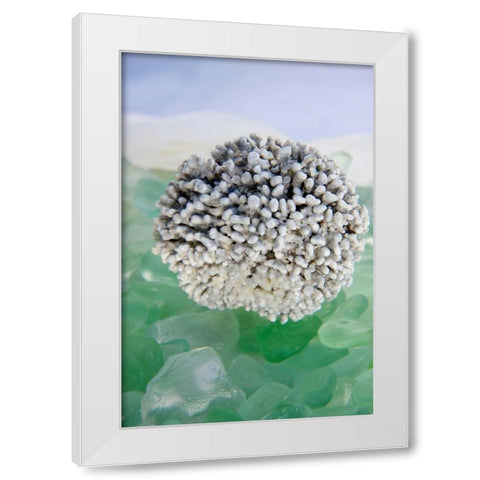 Crystal Harbor - 34 White Modern Wood Framed Art Print by Blaustein, Alan