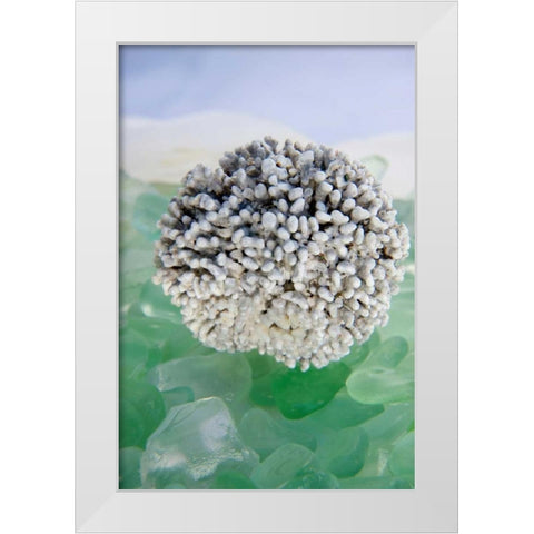 Crystal Harbor - 34 White Modern Wood Framed Art Print by Blaustein, Alan