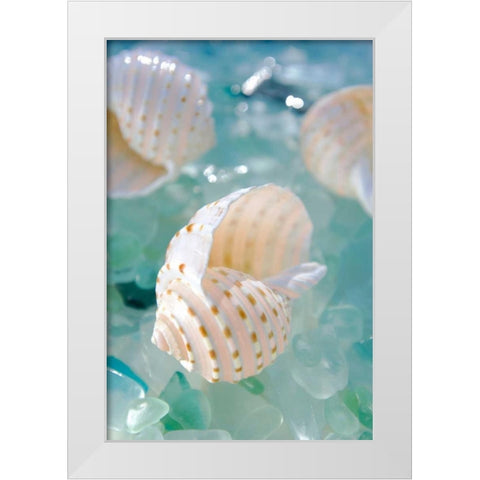 Crystal Cove - 24 White Modern Wood Framed Art Print by Blaustein, Alan