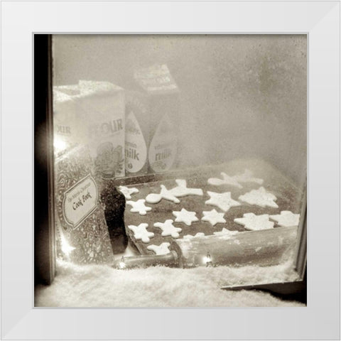 Holiday - 8 White Modern Wood Framed Art Print by Blaustein, Alan