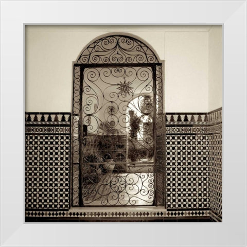 Cordoba - 1 White Modern Wood Framed Art Print by Blaustein, Alan