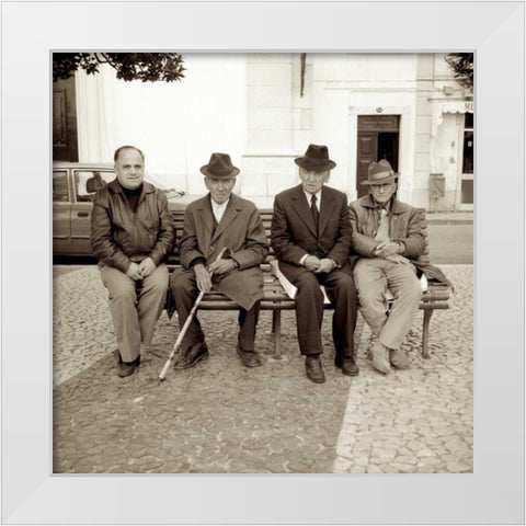 Granada - 2 White Modern Wood Framed Art Print by Blaustein, Alan