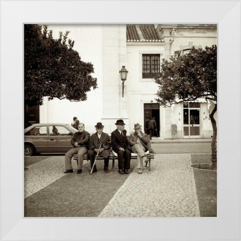 Granada - 1 White Modern Wood Framed Art Print by Blaustein, Alan