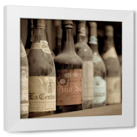 Enoteca a Cortona No. 1 White Modern Wood Framed Art Print by Blaustein, Alan